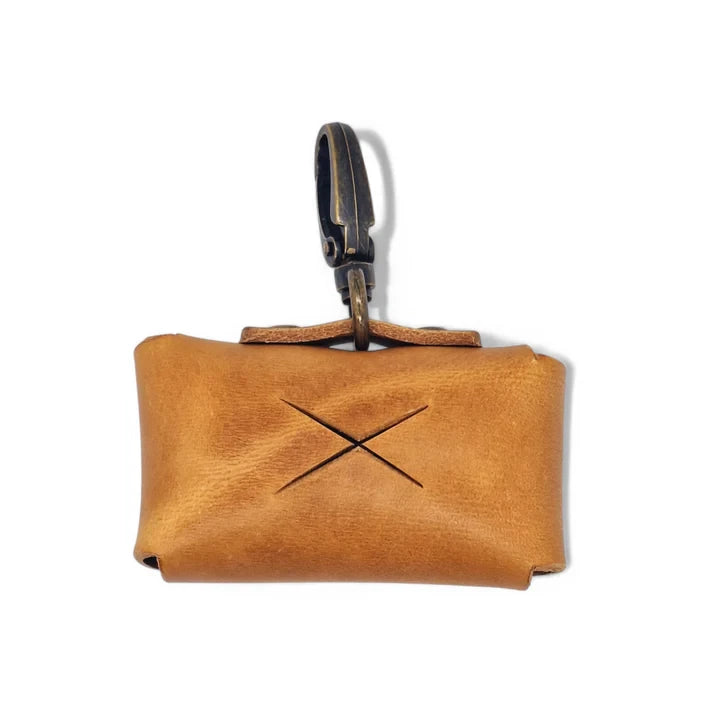 Cooper & Quint Kotbeutelhalter – Camel (Cognac)