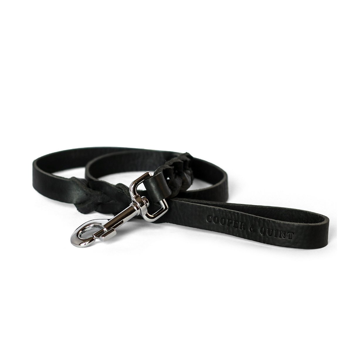 Cooper & Quint Twisted Braided Dog Leash – Black