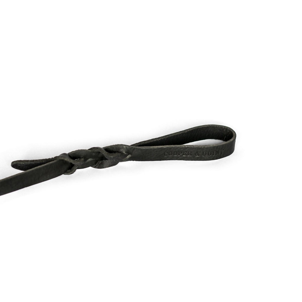 Cooper & Quint Geflochtene Hundeleine – Schwarz