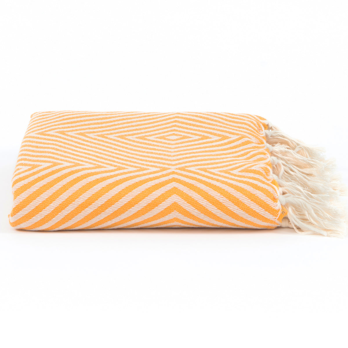 Plaid Oslo Wolle Baumwolle - Yellow Saffron