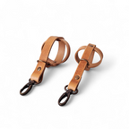 Cooper & Quint Leder Tennisballhalter – Camel (Cognac)