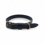 Cooper & Quint No Fuss Leather Dog Collar – Black