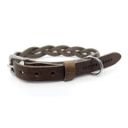 Cooper & Quint Twisted Braided Dog Collar – Stone