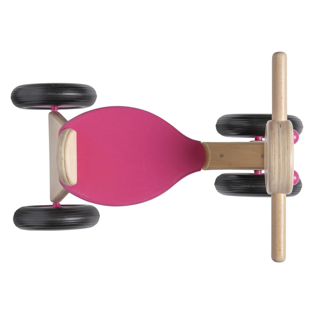 Van Dijk Toys Birkenholz-Laufrad – Rosa