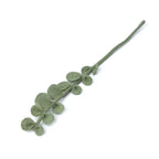 BeYoona handgemaakte vilten eucalyptus tak van 45 cm in groen