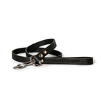 Cooper & Quint No Fuss Leren Hondenriem – Zwart