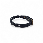 Cooper & Quint geflochtenes Hundehalsband – Schwarz