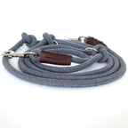 Cooper & Quint Just Cotton Adjustable Dog Leash – Grey