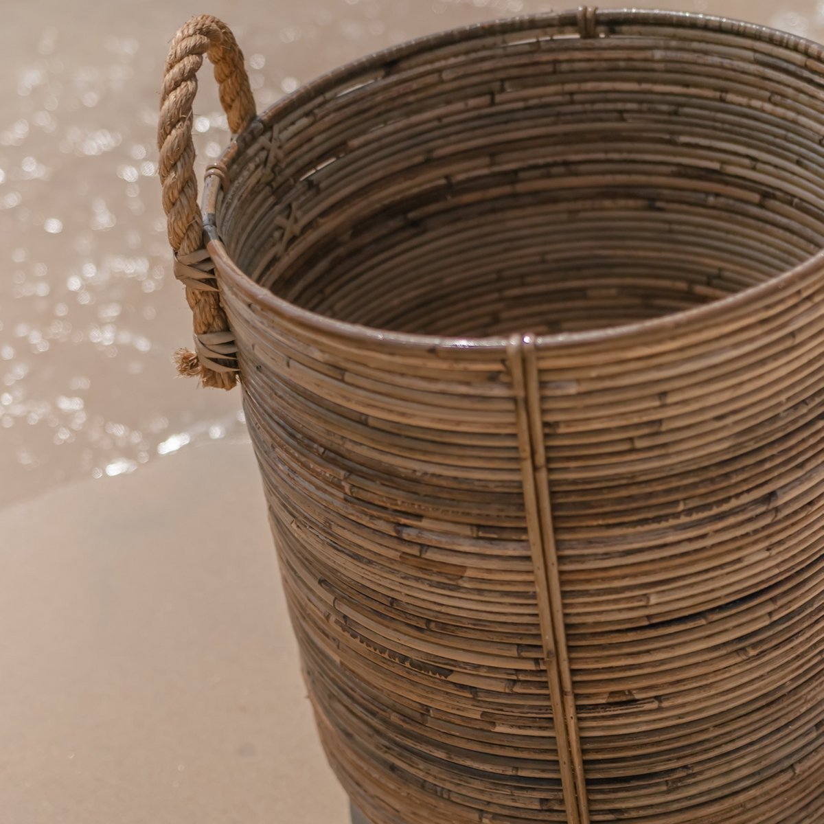 OTERE – Handgemachter Wäsche- & Aufbewahrungskorb aus Rattan