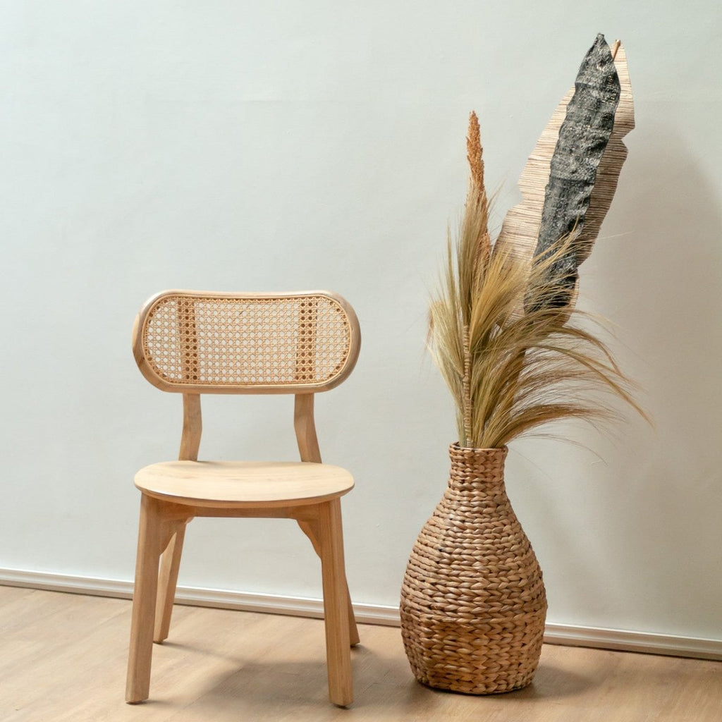 DAYANA – Handgefertigte Vase aus Wasserhyazinthe