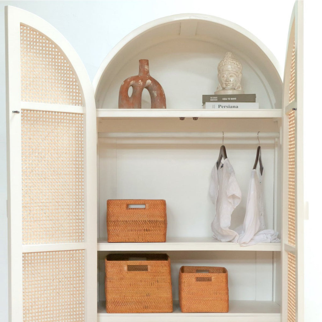 WARSA – Hand-braided rattan storage basket
