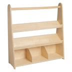 Van Dijk Toys Houten Kinderboekenkast – 3 Boekenvakken