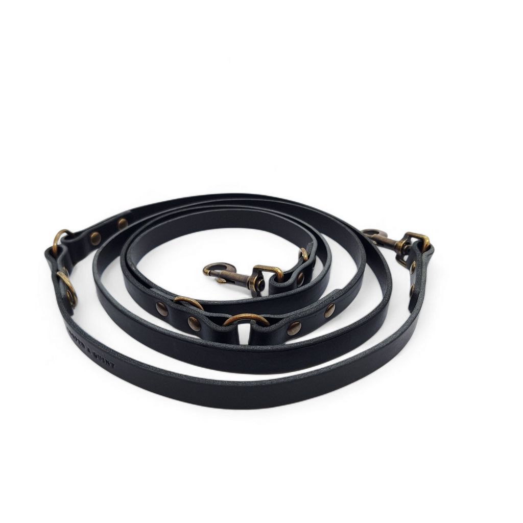 Cooper & Quint Switch Verstellbare Hundeleine – Schwarz