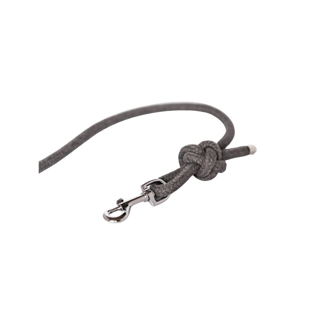 Cooper & Quint Cotton Diamond Hundeleine – Grau