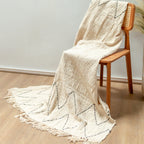 LINGGAH – Handgewebter Baumwollplaid 140 × 200 cm