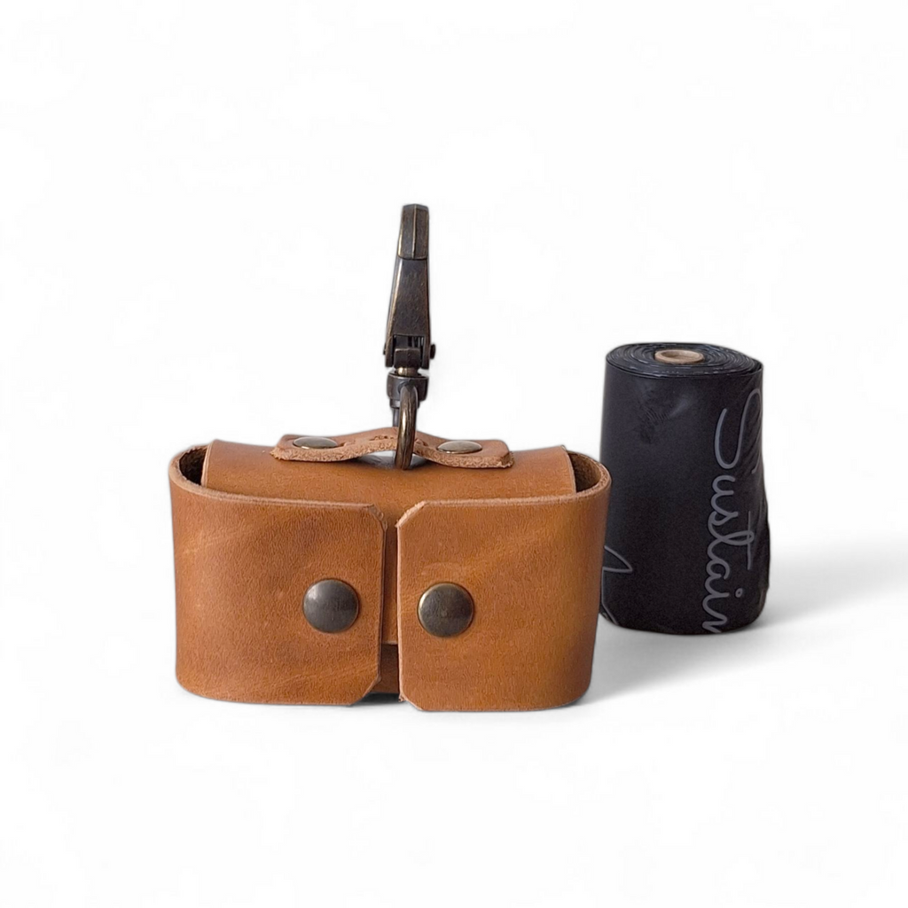 Cooper & Quint Kotbeutelhalter – Camel (Cognac)