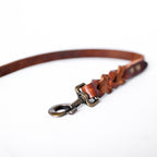 Cooper & Quint Twisted Braided Dog Leash – Brown