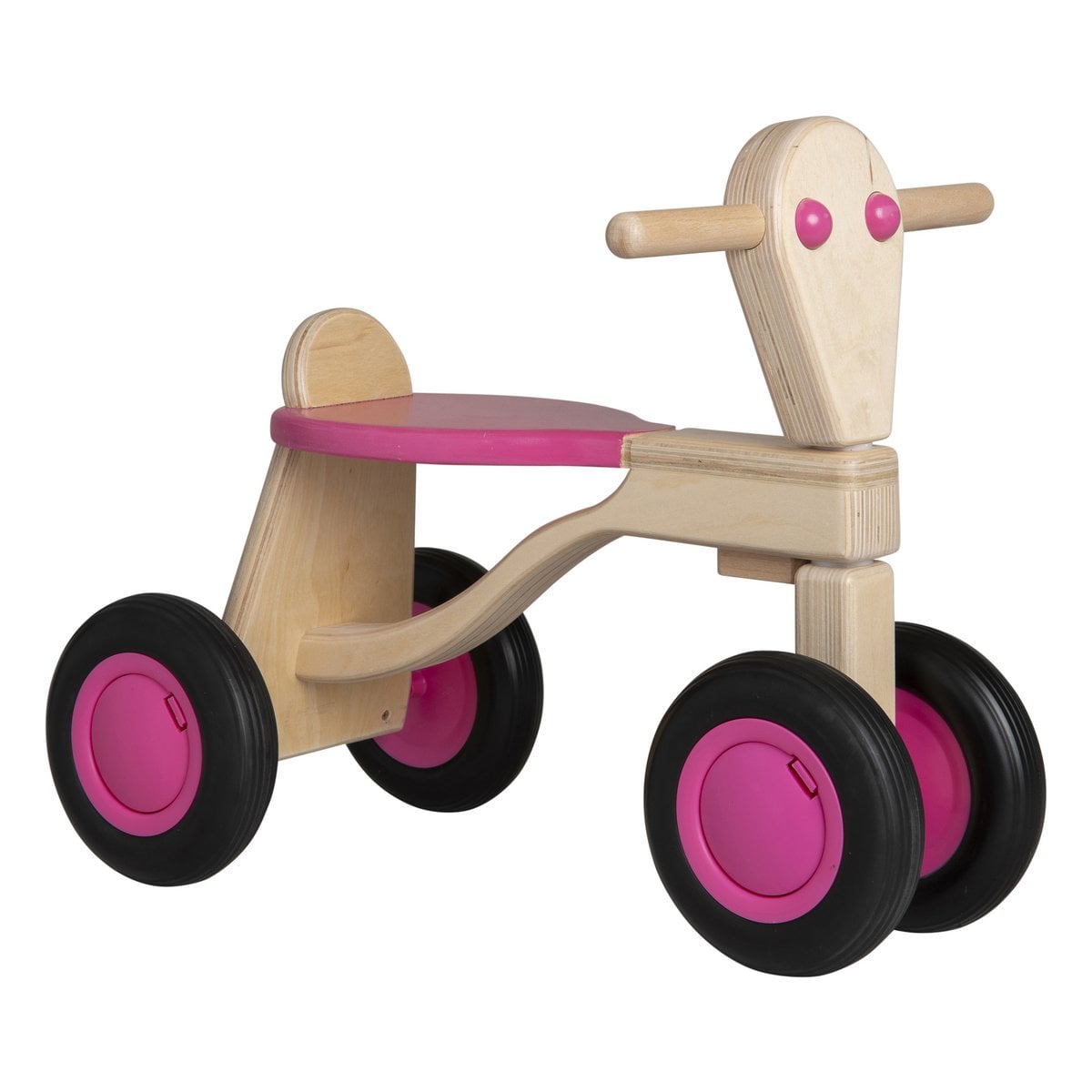 Van Dijk Toys Birch Wooden Balance Bike – Pink