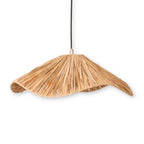 TAMPAH – Handgefertigter Raffia-Lampenschirm