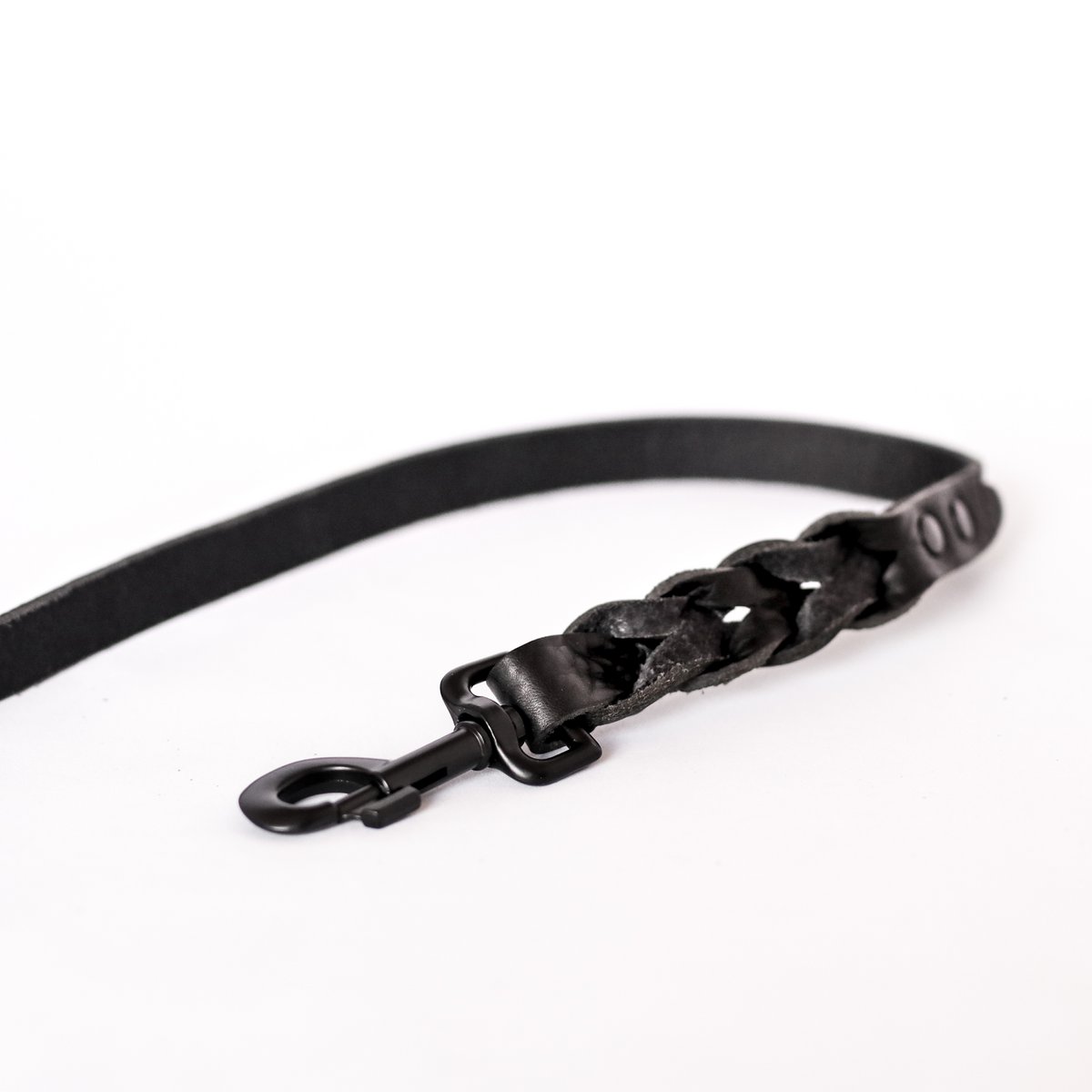 Cooper & Quint Geflochtene Hundeleine – Schwarz