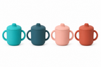 EKOBO Silicone Sippy Cup met handgrepen en zachte drinktuit voor baby's