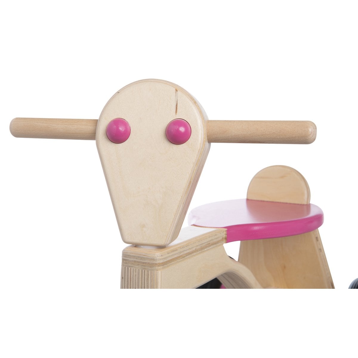 Van Dijk Toys Birkenholz-Laufrad – Rosa