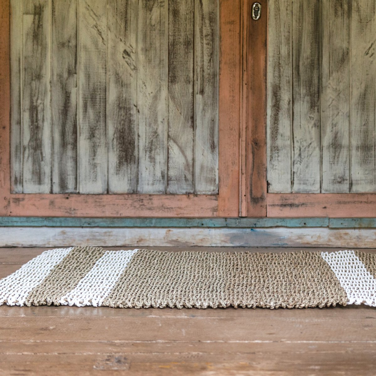 Sewu Zeegras Vloerkleed 120 × 60 cm – Handgemaakt