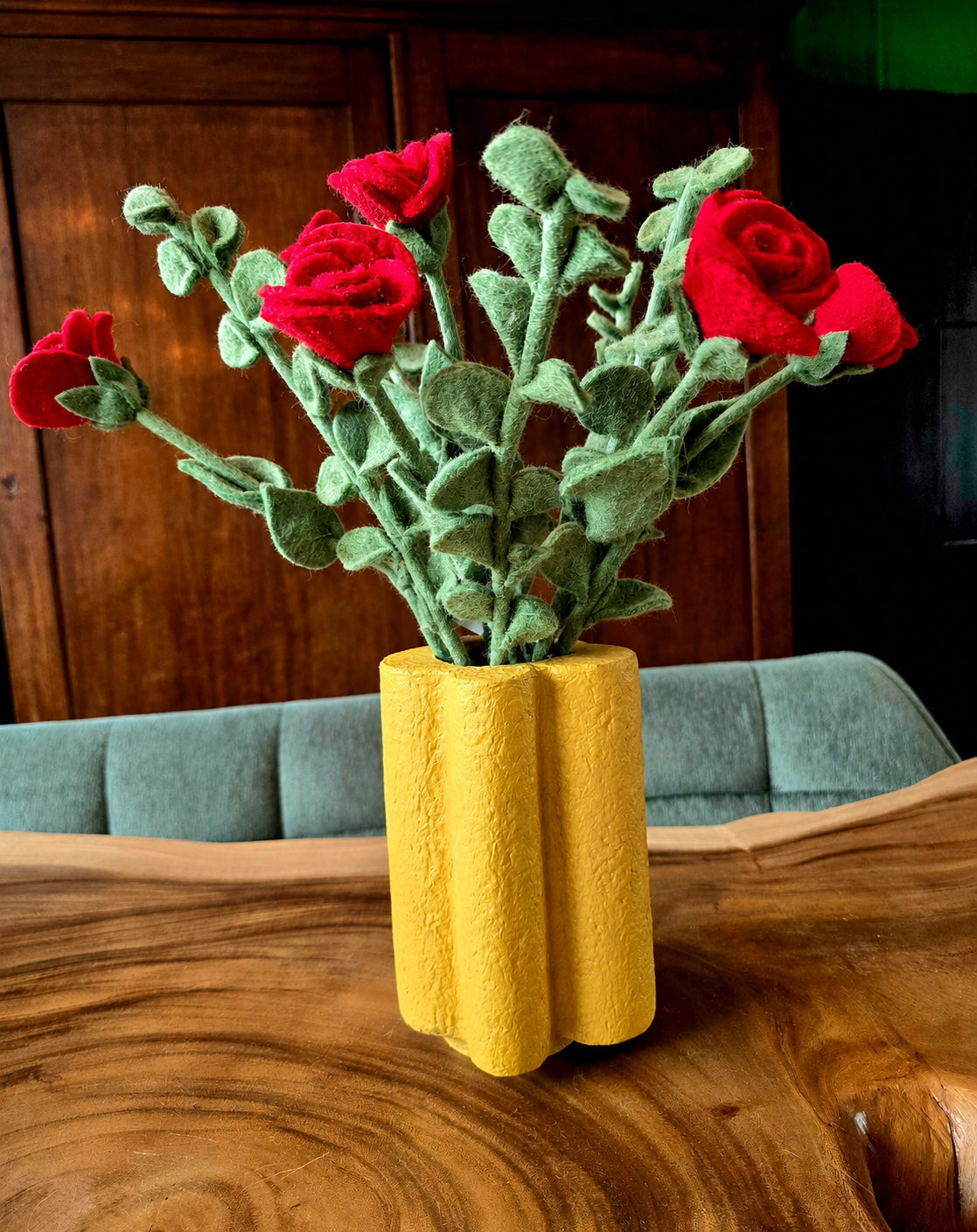 Rose weiß und rot