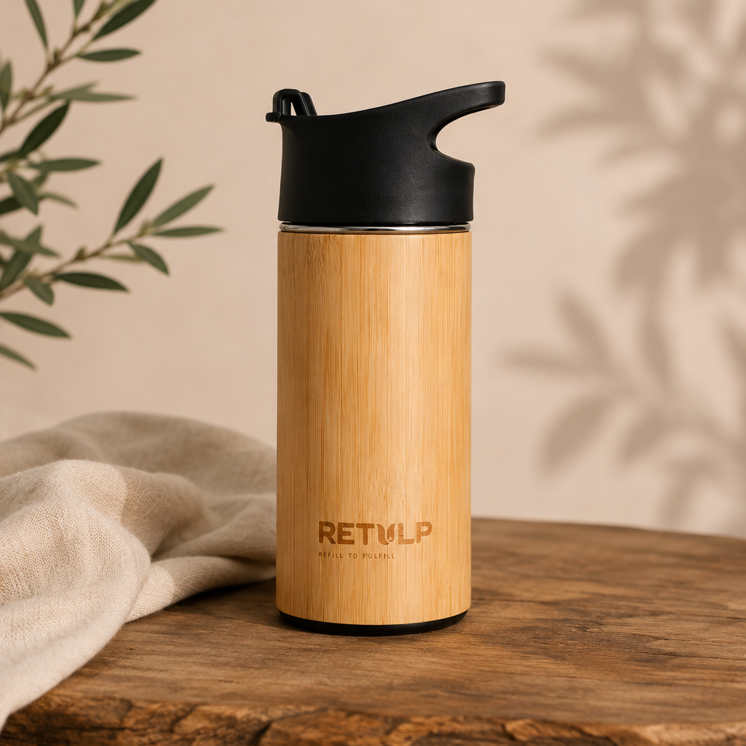 Tumbler Bambus-Becher Isolierter doppelwandiger Becher 250 ml